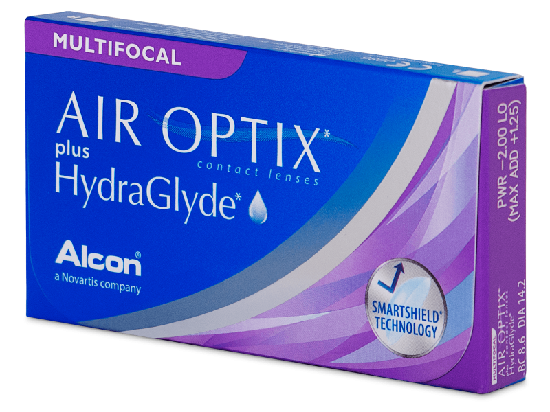 AIR OPTIX plus HydraGlyde Multifocal (6 lēcas)