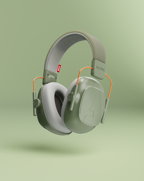 Alpine Muffy Kids aizsargaustiņas - zaļas