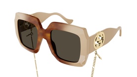 gucci, GG 1022S, sievietēm, kvadrātveida, plastmasa