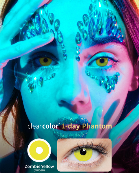 Clearcolor Phantom 1Day Zombie Yellow FN106N (2p)