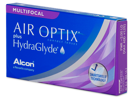 AIR OPTIX plus HydraGlyde Multifocal (6 lēcas)