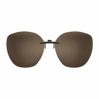 Клипса для очков Centrostyle C02725801-58, коричневая