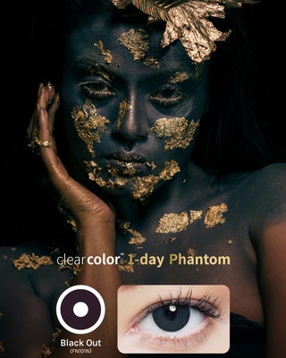 Clearcolor Phantom 1Day Black Out FN101N (2p)