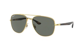 rayban, RB 3683, vīriešiem, stūrains, polarizēts, metāls