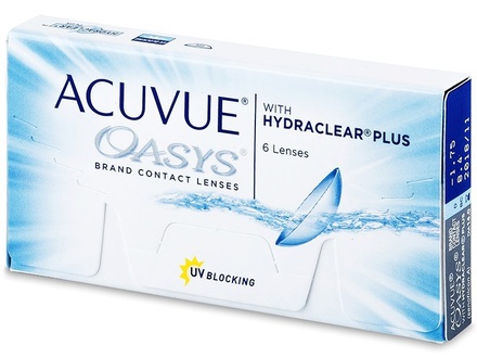 ACUVUE OASYS® ar HYDRACLEAR® PLUS