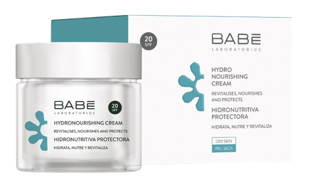 BABĒ Facial mitrinošs, barojošs krēms SPF20, 50ml