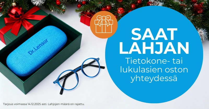 Dāvanā FTR pie brillēm