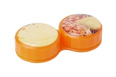 Kontaktlēcu konteineris- ananāss