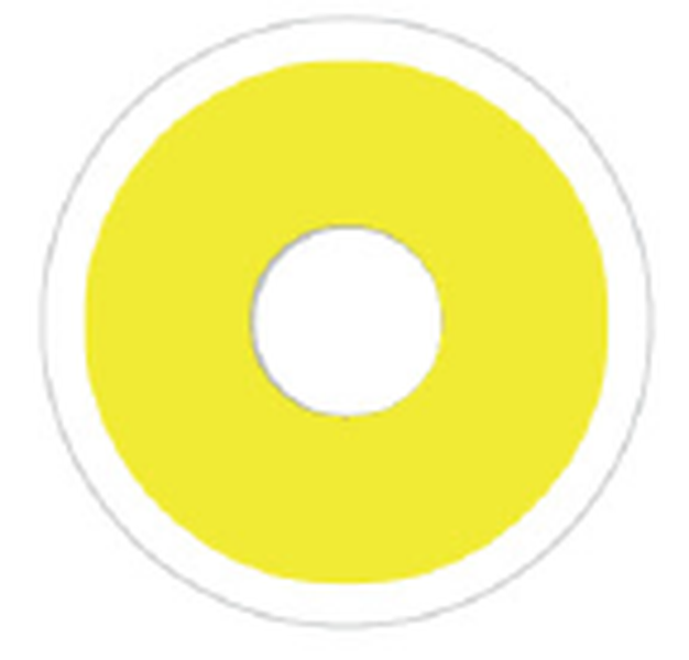 Clearcolor Phantom 1Day Zombie Yellow FN106N (2p)