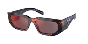 prada, SPR 09Z, sievietēm, taisnstūris, mirrored, plastic