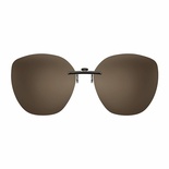 Клипса для очков Centrostyle C02725801-58, коричневая