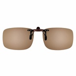 Клипса для очков Centrostyle 12728-56, коричневая