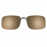 Клипса для очков Centrostyle 12755-56, коричневая