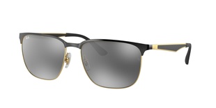 rayban, RB 3569, vīriešiem, kvadrātveida, spoguļa, metāls