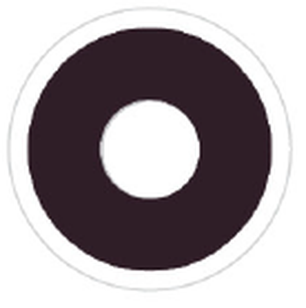 Clearcolor Phantom 1Day Black Out FN101N (2p)