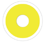 Clearcolor Phantom 1Day Zombie Yellow FN106N (2p)