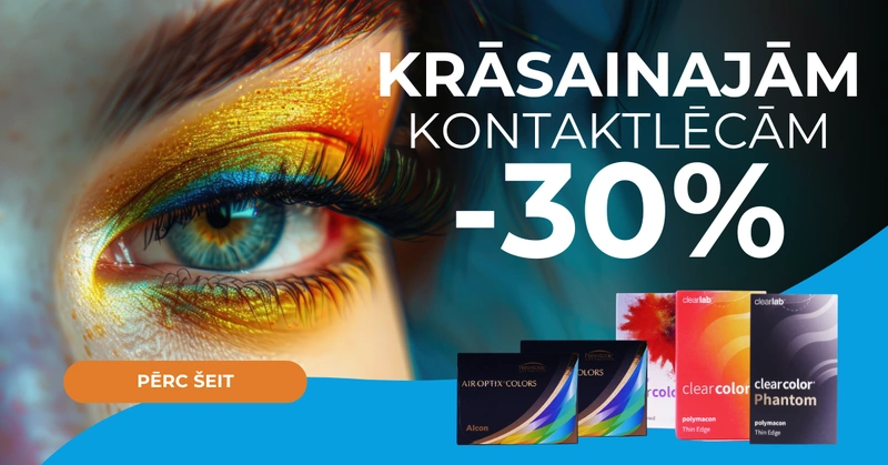 OKT. Krāsainās kontaktlēcas