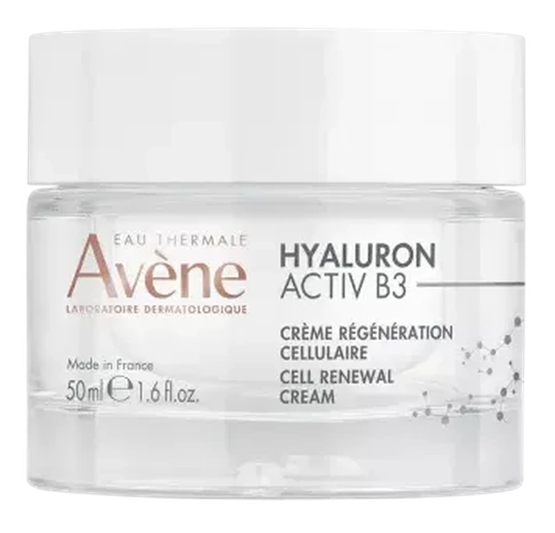 AVÈNE Hyaluron Activ B3 Cell Regeneration dienas sejas krēms, 50 ml