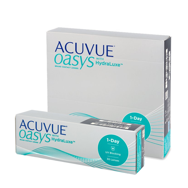 ACUVUE® OASYS 1-DAY with HydraLuxe® TECHNOLOGY