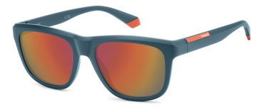 polaroid, PLD 2163/S, men, angular, mirrored, plastic