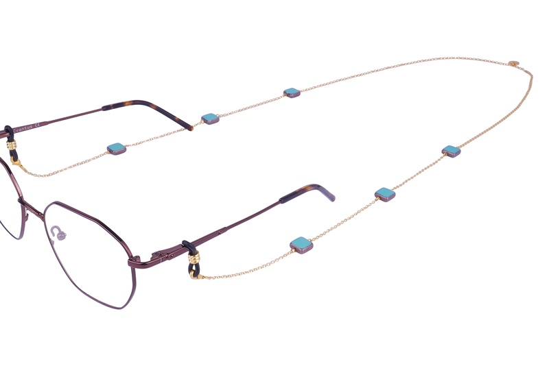 CHAIN LUTECE NICOLE TURQUOISE