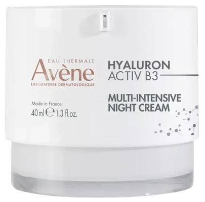 AVÈNE Hyaluron Activ B3 Multi-intensive nakts sejas krēms, 40 ml