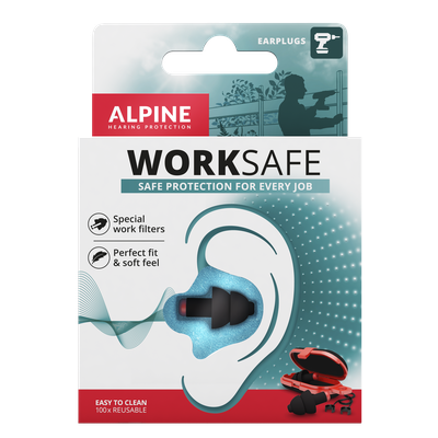 Alpine WorkSafe - darbavietām paredzētie ausu aizbāžņi