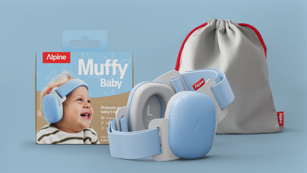 Alpine Muffy Baby aizsargaustiņas - zils