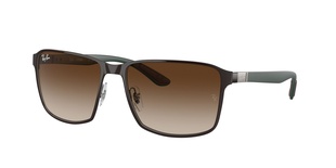 rayban, RB 3721, vīriešiem, kvadrātveida, metāls