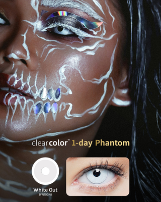 Clearcolor Phantom 1Day White Out FN103N (2p)