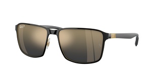 rayban, RB 3721CH, vīriešiem, kvadrātveida, polarizēts, plastmasa