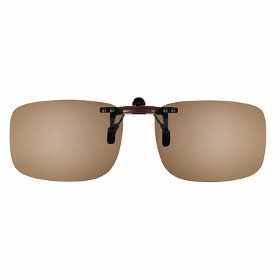 Клипса для очков Centrostyle 12728-56, коричневая