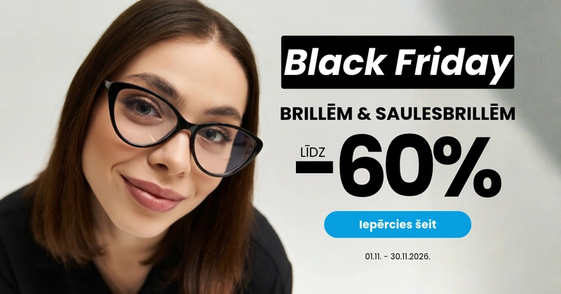 BLACK FRIDAY Ietvari & Saulesbrilles