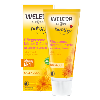 WELEDA BABY KLIŅĢERĪŠU ĶERMEŅA UN SEJAS KRĒMS 75ML