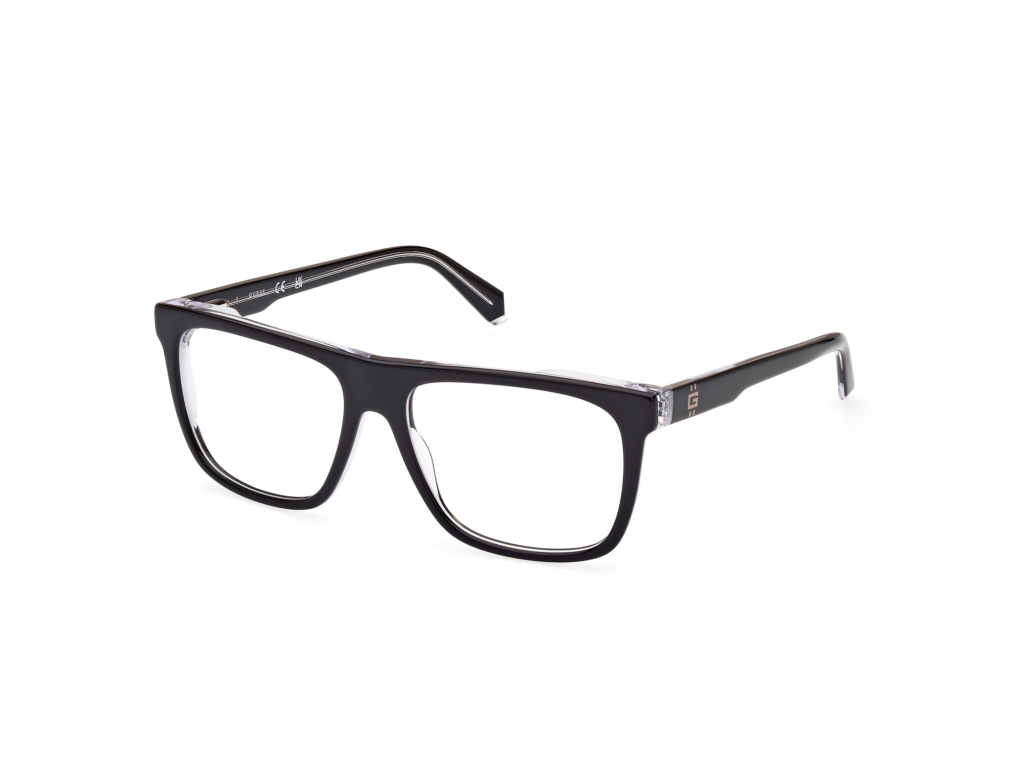 NWT Guess GU50089-56092 Na 56mm Eyeglasses Guess GU50089 Orange/Clear Eyeglasses | Includes FREE Rx Lenses main image 4